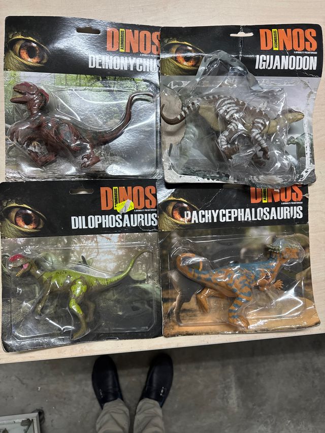 Lote 4 Dinosaurios Juguete