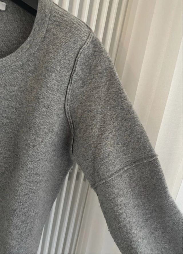 Maglione girocollo grigio Sunco