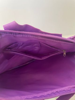 Bolso Morado Estampado para guardar el Ordenador