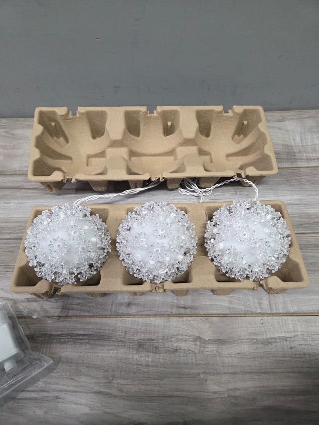 Pack 3 Guirnaldas Luces LED GE Esferas