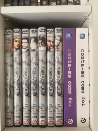 Colección DVDs Películas, Mueble y lector Samsung