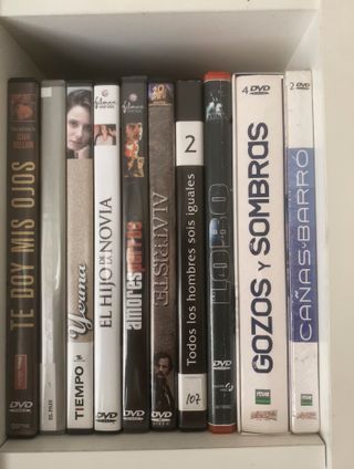 Colección DVDs Películas, Mueble y lector Samsung