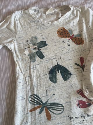Camiseta Zara Mariposas