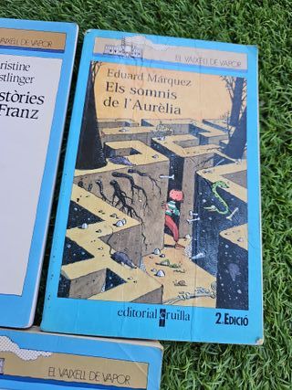 Lote de libros en catalán