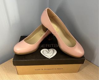 Zapatos de tacón rosa Liberitae talla 35