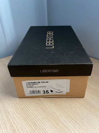 Zapatos de tacón rosa Liberitae talla 35