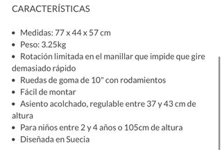 Bicicleta de equilibrio STOY negra