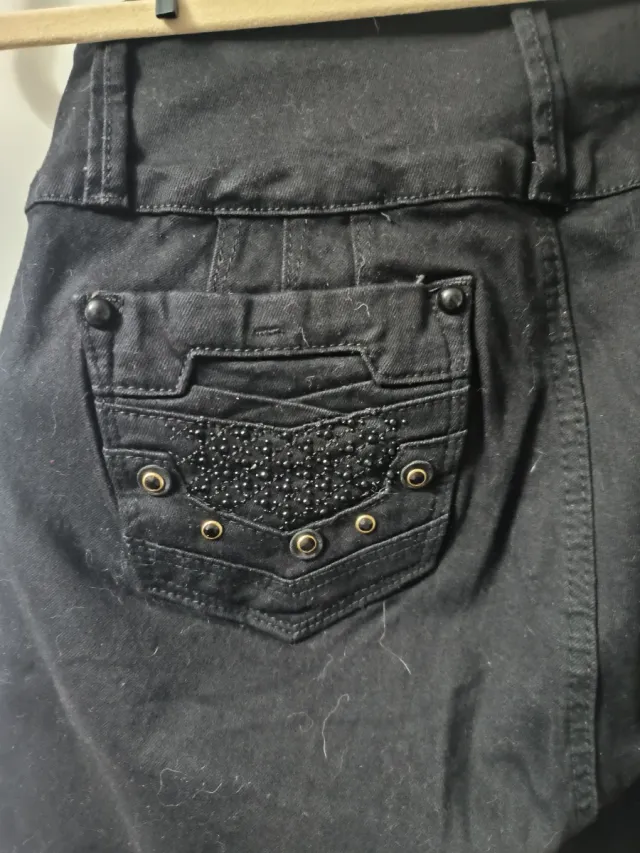 Pantalón Colombiano Larina Jeans Negro