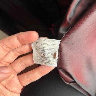 Chaqueta de piel negra