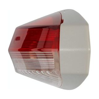 Luz de gálibo bicolor zócalo blanco