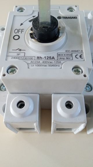TERASAKI Ith-125A Interruptor Seccionador