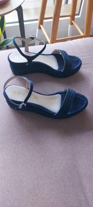 Sandalias Unisa Talla 41 Azul