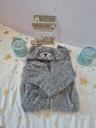 Pigiama tuta bimbo con cappuccio