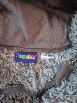 Pigiama tuta bimbo con cappuccio