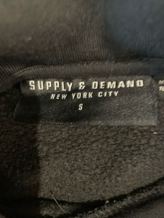 Sudadera Biggie con capucha negra