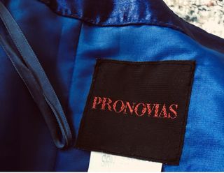 Vestido Fiesta Azul Pronovias Talla 40