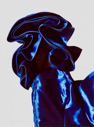 Vestido Fiesta Azul Pronovias Talla 40