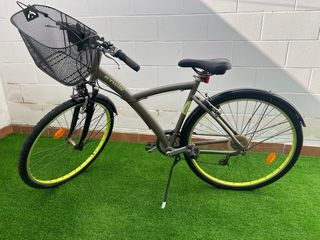 Bicicleta BTWIN Original 500 con Cesta