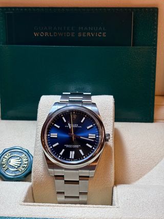 Rolex Oyster Perpetual 41mm Azul