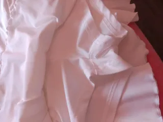 Minifalda blanca con pantalón