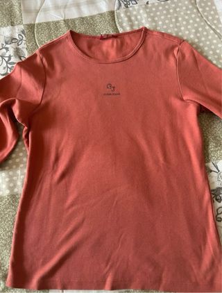 Guess - Maglietta t-shirt rosa donna 100% cotone