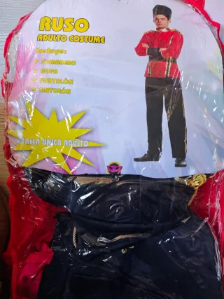 Dos Disfraces  Ruso Adulto Talla Única Chang Hong