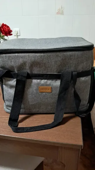 Bolsa nevera familiar LIFE IS IT gris