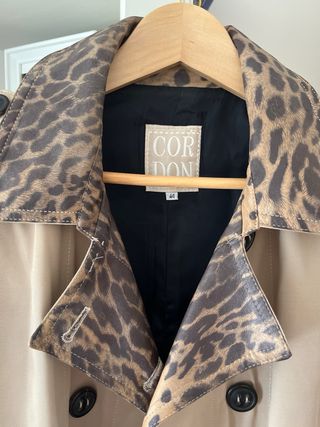 Gabardina CORTEFIEL Beige Talla M