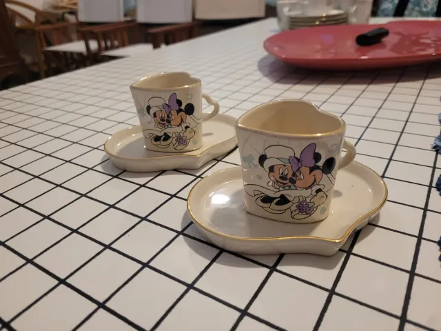 Tazzine Disney Minnie e Topolino