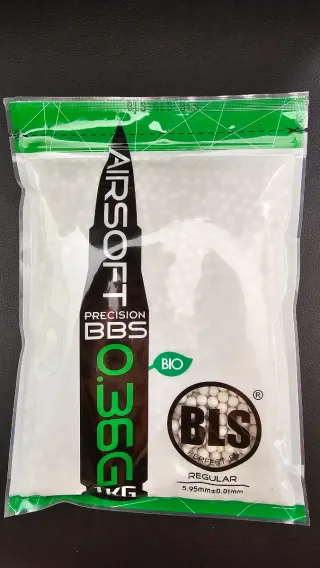 Bolas Airsoft BLS 0.36g Bio 1kg