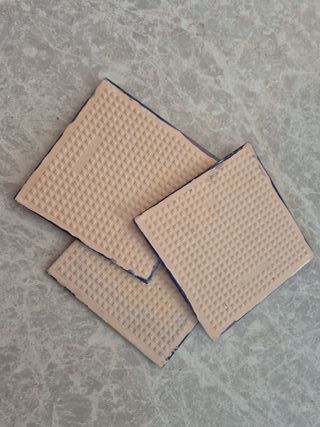 3 Azulejos Pintados a Mano Pájaros