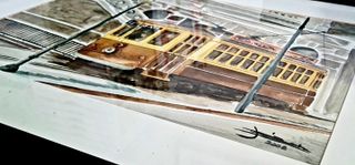 Pintura Aguarela Original José Barbosa Elétrico