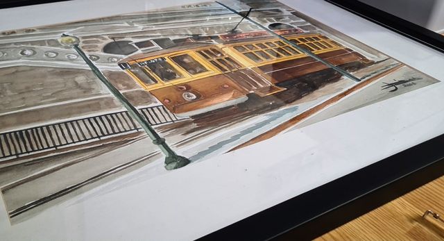 Pintura Aguarela Original José Barbosa Elétrico