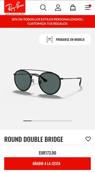 Gafas de sol Ray-Ban negras