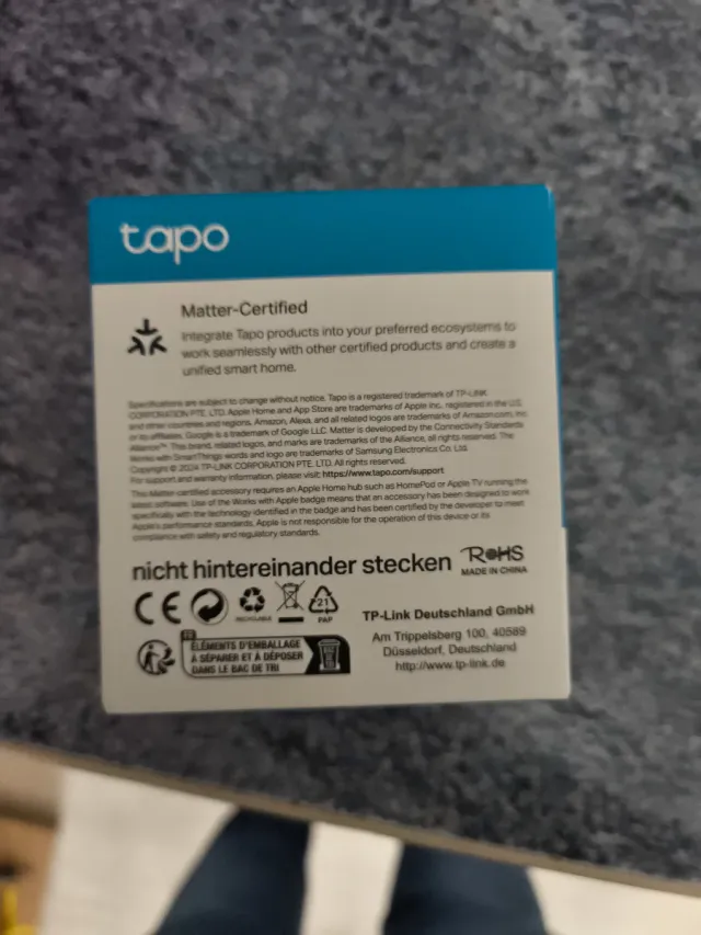 Enchufe Inteligente Tapo P100MA Wi-Fi