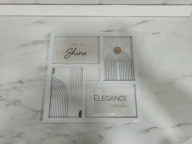 Marco de fotos múltiple blanco