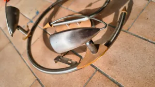 Lampadario moderno con braccio flessibile