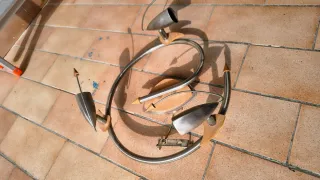Lampadario moderno con braccio flessibile