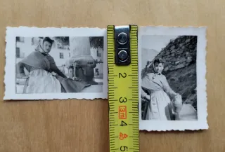 Fotografías antiguas de mujer con traje regional