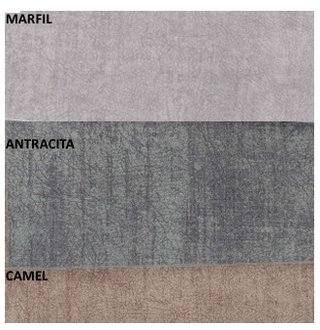 Sofá 3+2 plazas gris, beige o Camel