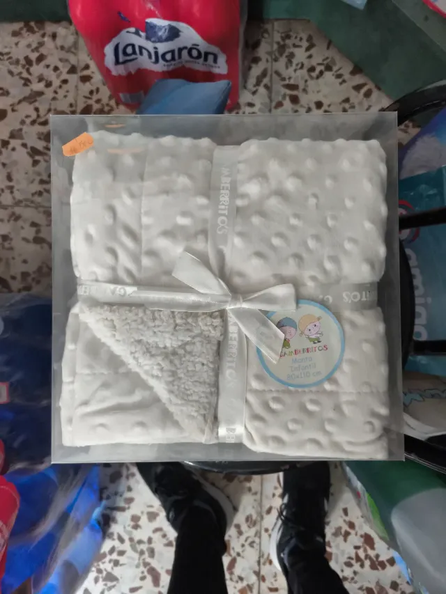 Manta bebé borreguito 80x110 cm