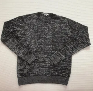 Maglione uomo grigio e nero