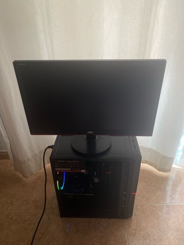 PC Gamer Ryzen 5 3600 GTX 1650 + Monitor AOC