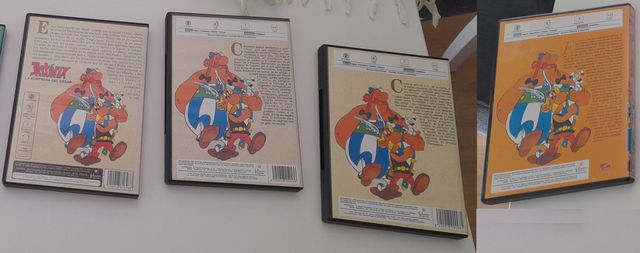 Lote 4 Filmes em DVD Asterix Clássico