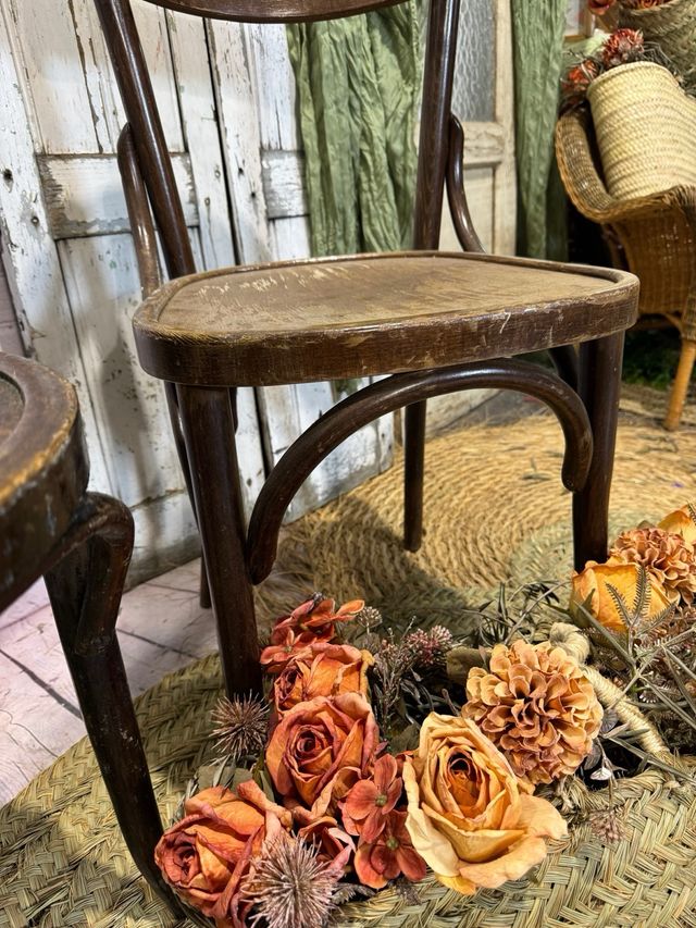 2 sedie antiche in legno