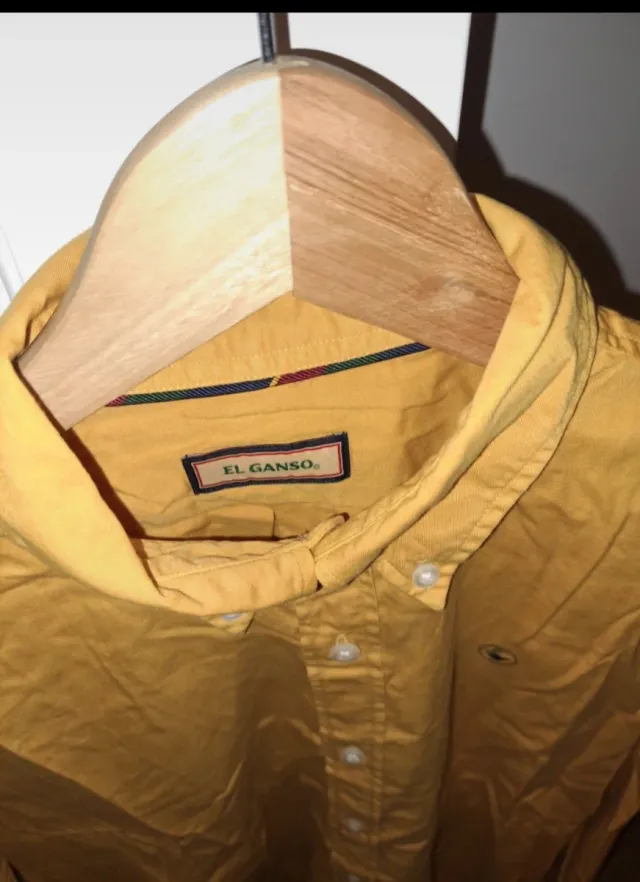 Camisa El Ganso mostaza nueva