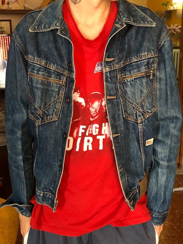 Giubbotto Jeans Roy Roger's Uomo Vintage Anni '70