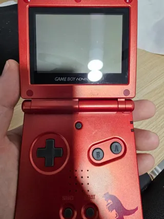 GAMEBOY ADVANCE SP GROUDON edicion limitada