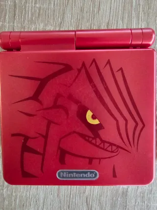 GAMEBOY ADVANCE SP GROUDON edicion limitada