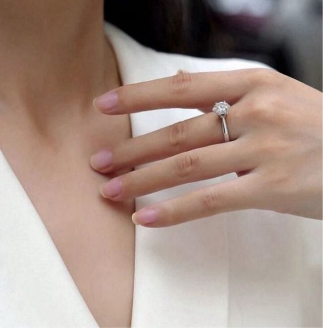 Anello Moissanite Certificato Argento